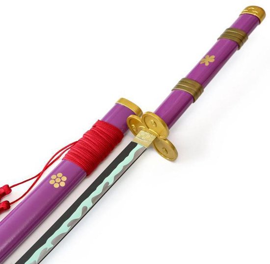 ONE PIECE - Katana de Roronoa Zoro - Enma - Violet, épée cosplay, épée ONE  PIECE, épée... | bol