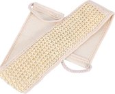 Dos éponge Scrubber de Loofah / Luffa - Brosse à récurer Brosse de douche Brosse de bain Brosse de massage - Brosse de massage Gommage douche et bain - Blanc - 70cm