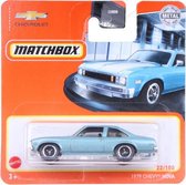 Mattel Auto 1979 Chevy Nova 1:64 Staal Blauwgrijs