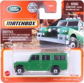 Mattel Auto 1965 Land Rover Gen Ii 1:64 Staal Groen