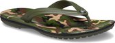 Crocs Slippers - Maat 41/42 - Unisex - groen/beige/zwart