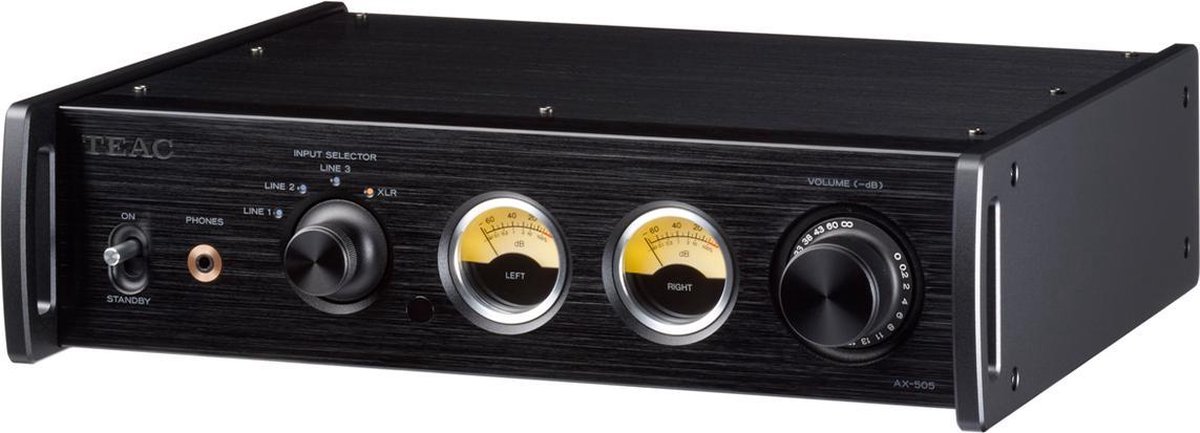 TEAC AX-505-B - Geïntegreerde Versterker - 115W + 115W - Gebalanceerde XLR-analoge ingang