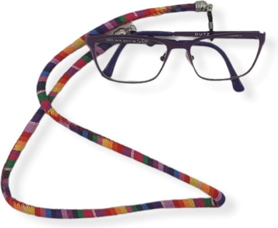 Cordon à lunettes coloré | cordon otoplastique - sans pince à vêtements |  Très solide | bol.com