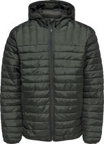 ONLY & SONS ONSPAUL QUILTED HOOD JACKET OTW Heren Jas - Maat XXL