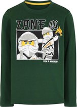 Legowear Jongens Tshirt Lego Ninjago Zane Dark Green