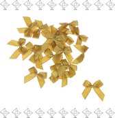 EPIN | Gouden Strikjes | Decoratie Strikken | Knutselen | 20 Stuks