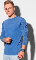 Heren - Longsleeve - Blauw - L131-v5