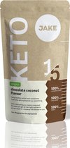 Jake Keto Shake Chocolade Kokosnoot 20 Maaltijden │ Vegan Maaltijd Vervanger Poeder Shake, Plantaardig, Rijk aan voedingsstoffen, Hoogwaardige MCT Vetten
