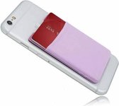Zelfklevende Pasjeshouder - Licht Roze - Mobiele Telefoon - RFID protectie - Kaarthouder