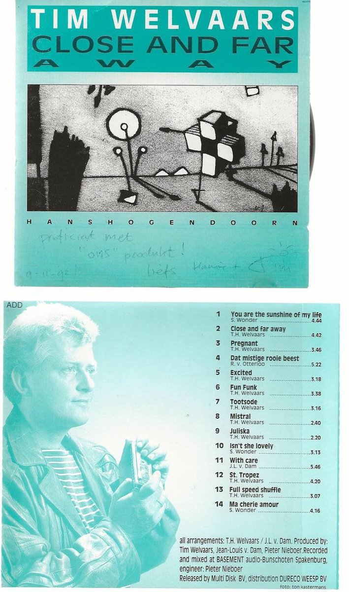 TIM WELVAARS - CLOSE AND FAR AWAY