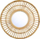 Liviza Rotan spiegel Mago Ã˜60 cm - Ronde spiegel - Muurdecoratie woonkamer