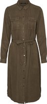 VERO MODA VMSALLY LS LONG DRESS MIX GA COLOR Dames Jurk - Maat M