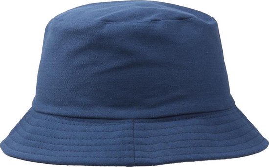 Hoed - Vissershoedje - Bucket Hat - Heren Dames - Navy Donker Blauw - Zonnehoed