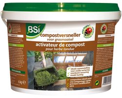BSI - Compostversneller voor grasmaaisel - Voorkomt het rotten van het gras en de geuroverlast - 6 kg