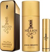 Paco Rabanne 1 MILLION Set 3 pz Eau de Toilette spray 100 ml + Deodorant 150 ml + mini Travel Spray 10 ml