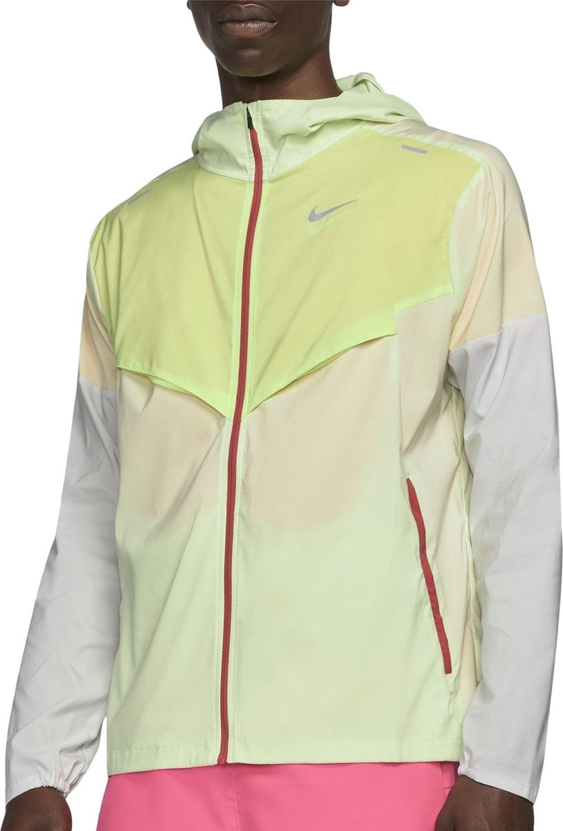 Nike Windrunner Sportjas – Mannen Lichtgeel/lichtgroen