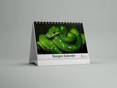 Cadeautip!  Slangen Bureau-verjaardagskalender | Slangen bureaukalender | Slangen kalender 20x12.5 cm