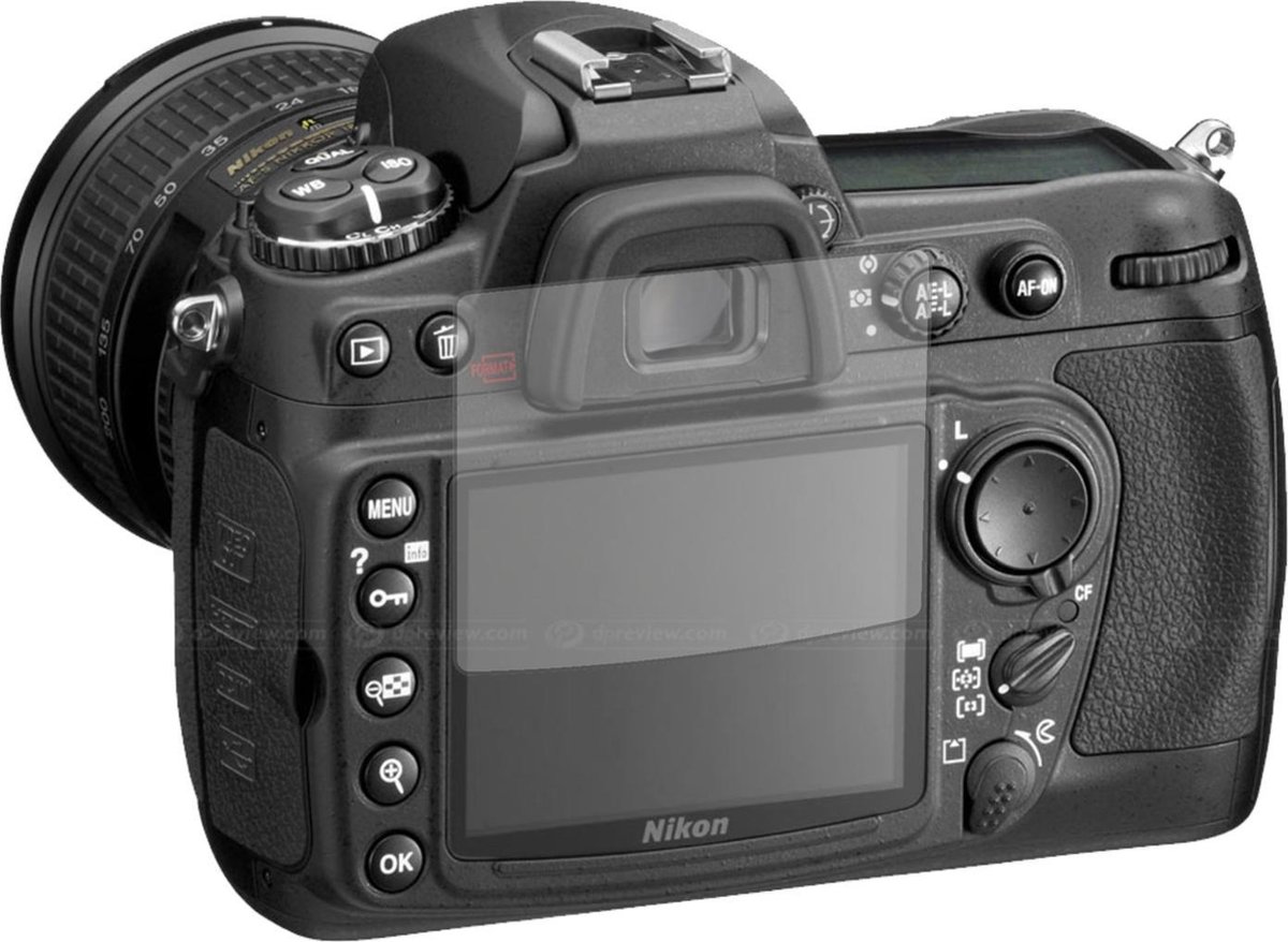 dipos I 2x Beschermfolie mat compatibel met Nikon D300 Folie screen-protector
