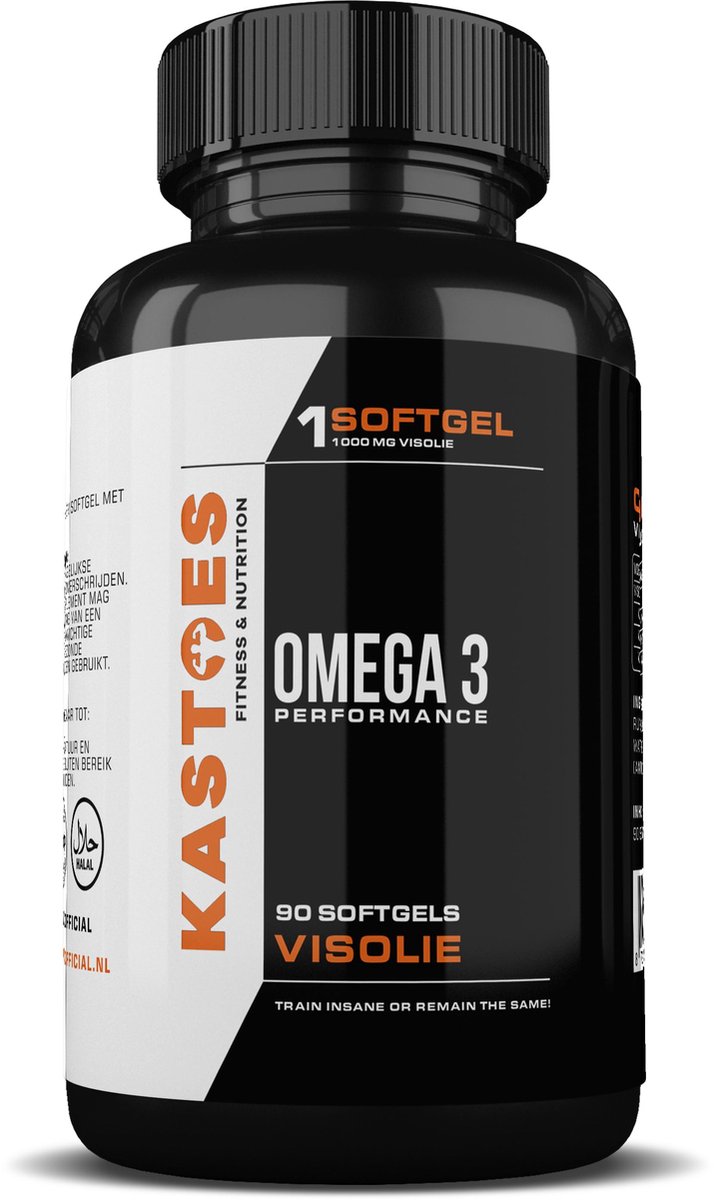 Kastoes Omega 3 Visolie – 1000 mg – 90 Capsules – Voor Sporters – Extra  Hoge Dosering... | bol.com