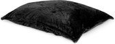 Drop & Sit Furry Zitzak - Zwart - 115 x 150 cm - Voor Binnen