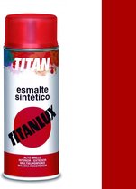 Titan Enamel Spuitlak voor Decoratie, Hobby & Doe-Het-Zelf Werk - Hoogglans - Bermellon Rood