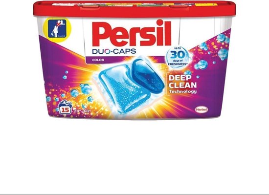 Persil Duo-Caps Color Wascapsules - Wasmiddel Capsules - Voordeelverpakking - 8 x 15 wasbeurten