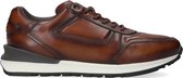 Greve 7258 Lage sneakers - Leren Sneaker - Heren - Cognac - Maat 44