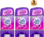 Lady Speed Stick Pro 5 in 1 Deodorant Gel Stick - 48H Zweet Bescherming & Anti Witte Strepen - Populairste Anti Transpirant Deo Gel Stick - Deodorant Vrouw - 3-Pack