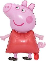 Peppa Pig Ballon - George - 73x49cm - Varken - Roze/Rood - Ballonnen - Helium Ballon - Folie Ballon - Kinderverjaardag - Thema feest - Verrassing - Verjaardag - Folie ballon - Leeg