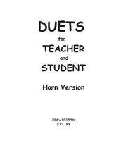 Duets for Teacher and Student