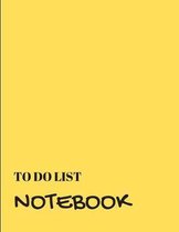 To Do List Notebook