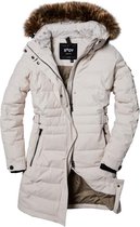 STOY dames winter parka gebroken wit - maat 50