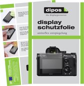 dipos I 2x Beschermfolie mat compatibel met Sony Alpha 7C Folie screen-protector