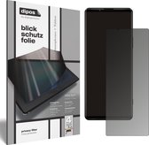 dipos I Privacy-Beschermfolie mat geschikt voor Sony Xperia 1 III Privacy-Folie screen-protector Privacy-Filter (expres kleiner dan het glas omdat het gebogen is)