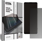 dipos I Privacy-Beschermfolie mat compatibel met Sony Xperia 1 III Privacy-Folie screen-protector Privacy-Filter (expres kleiner dan het glas omdat het gebogen is)