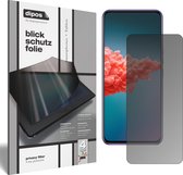 dipos I Privacy-Beschermfolie mat compatibel met ZTE A20 5G Privacy-Folie screen-protector Privacy-Filter (expres kleiner dan het glas omdat het gebogen is)