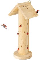 Navaris houten huis voor lieveheersbeestjes - Hotel voor lieveheersbeesten en vliegende insecten - Insectenhotel voor tuin of balkon