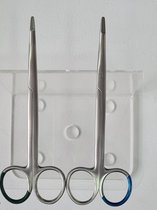 Belux Surgical / Ragnel-Kilner prepareerschaar 14cm RVS / Kleurcodering