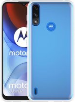 Motorola E7i Power hoesje siliconen case transparant