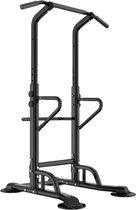 Krachtstations - Zinaps BH-PSBB002-N Power Tower met DIP-station Multifunctionele krachtcentrale met pull-up bar en push-up handgrepen Hoogte Verstelbaar vanaf 190 - 230 cm (WK 02132)