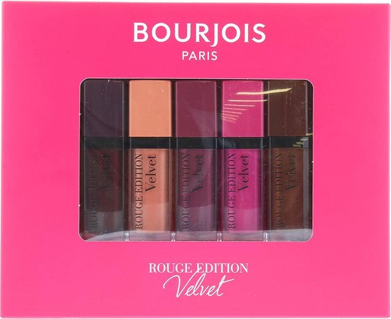 Coffret Rouge à Lèvres Liquide Velvet Matte Edition Bourjois Rouge | bol.com