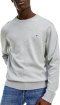 Tommy Hilfiger Cotton Blend Trui - Mannen - Grijs