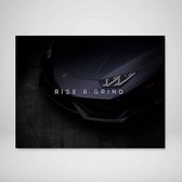 DEVICI Motiverende Wanddecoratie - Muurdecoratie - Wolf Of Wallstreet - Canvas Wall Art Ingelijste Wanddecoratie Kantoor Ingelijste Kunstposters & Kunstprints