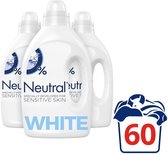 Neutral Wasmiddelpakket: Parfumvrij Wit, Zwart en Kleur - 3 x 20 wasbeurten - Voordeelverpakking