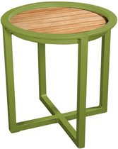 Beach 7 Bijzettafel Queens Teak-Olive 50 cm