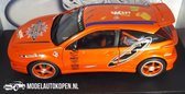 Ford Focus (Oranje) (24 cm) 1/18 HotWheels - Model auto - Schaalmodel - Modelauto - Miniatuur autos