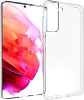 Samsung S21 FE Hoesje Transparant - Accezz Clear Backcover - Shockproof