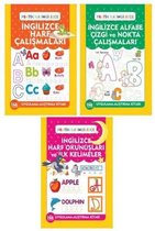 İngilizce Etkinlikler ve Harf Çalışmaları Seti   3 Kitap