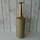 Vaas iza - Hoge Vaas Goud / koper - Metaal - Decoratie Woonkamer - Grote vaas binnen decoratie - 60 CM