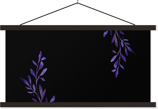 Porte-affiche avec affiche - Affiche scolaire - Vous reconnaissez les meilleures mères aux enfants les plus doux - Proverbes - Citations - Maman - 90x45 cm - Lattes noires